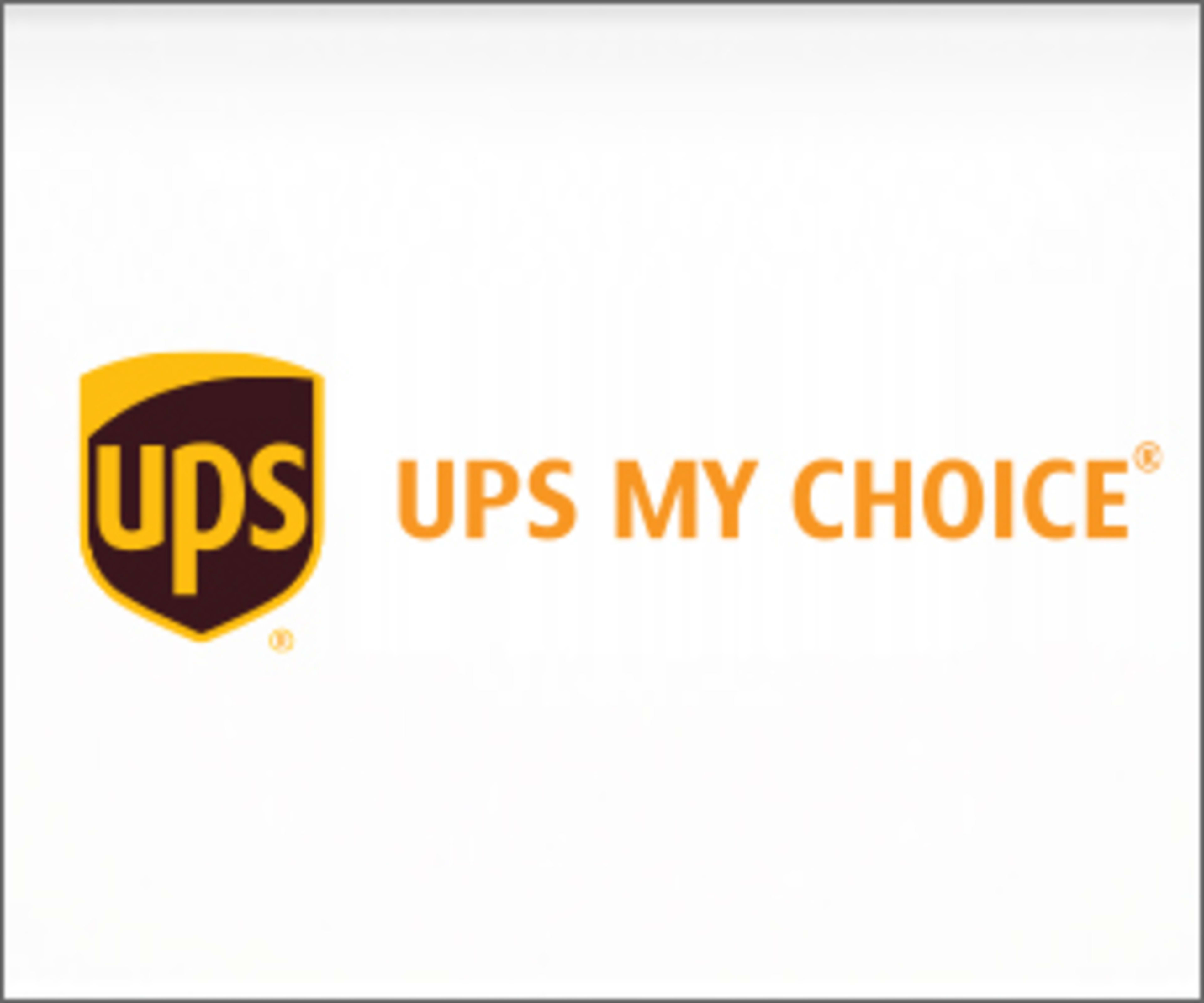 UPS My Choice Code
