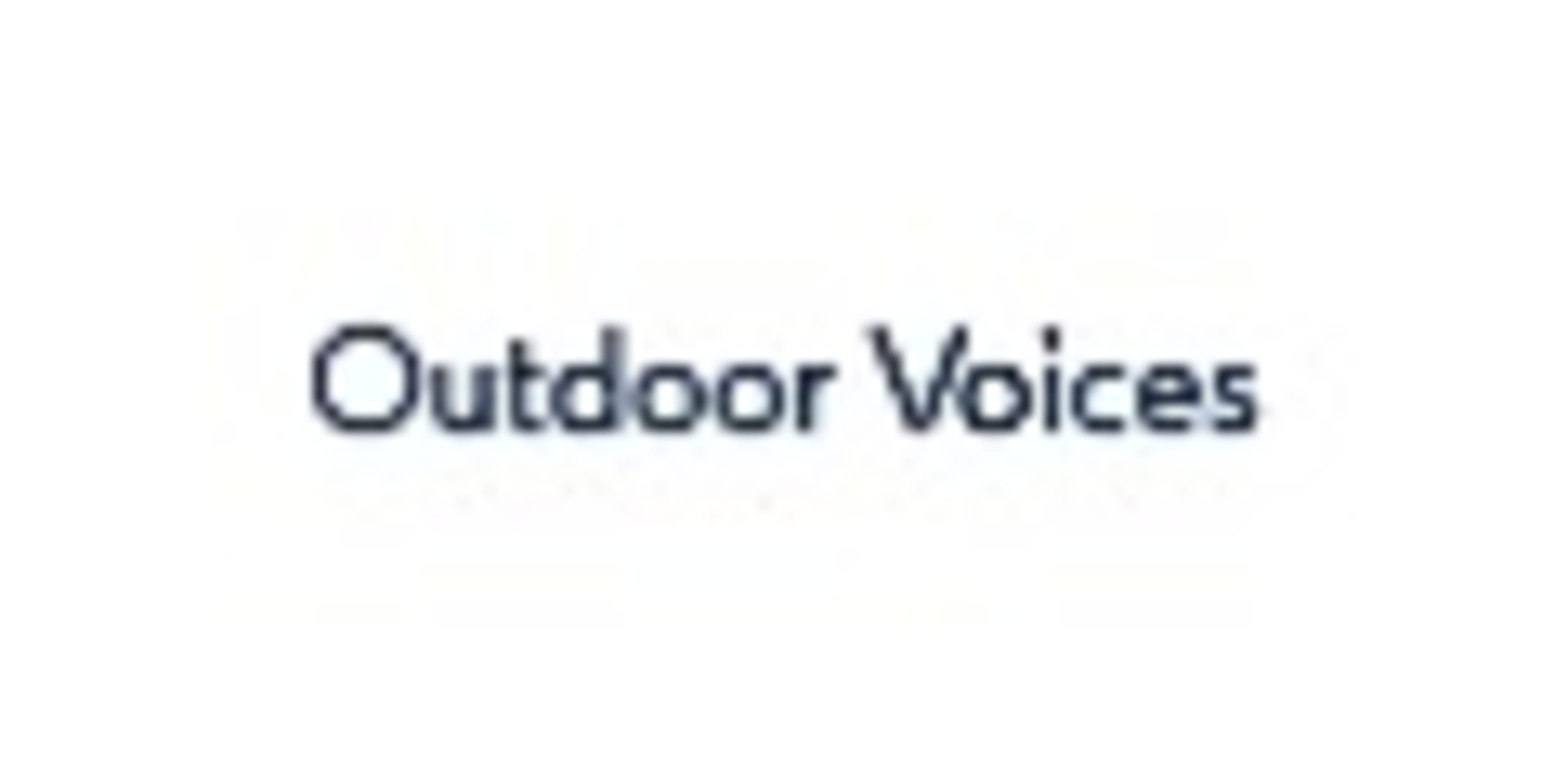 Outdoor Voices Code